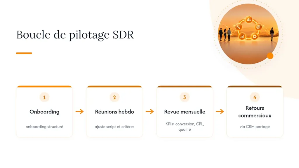 Cycle de gestion d’une mission SDR